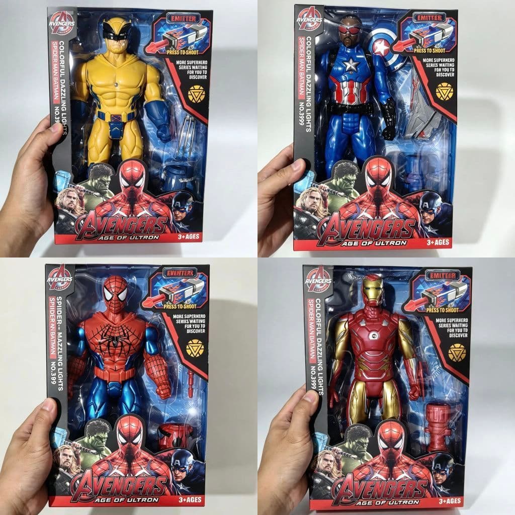 Đồ Chơi Mô Hình Siêu Anh Hùng Avengers Có Khớp - Mô Hình Siêu Nhân Cho Bé