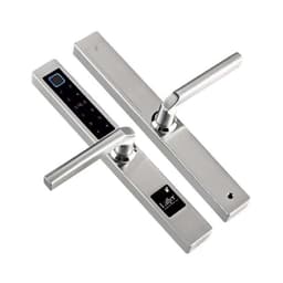 Khoá Điện Tử Vân Tay Laffer XF18 Phù Hợp Cửa Nhôm Xingfa , Cửa Sắt chống nước gắn ngoài trời inox 304 3