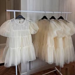 Áo Babydoll Lưới Phối Ren Mềm Tay Phồng Dễ Thương Kieupham.shop 8