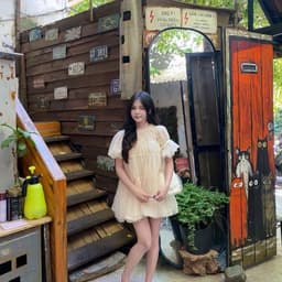 Áo Babydoll Lưới Phối Ren Mềm Tay Phồng Dễ Thương Kieupham.shop 6