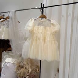Áo Babydoll Lưới Phối Ren Mềm Tay Phồng Dễ Thương Kieupham.shop 7