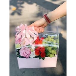 Túi Đựng Giỏ Hoa Quả,  Quà Tặng, Giỏ Trái Cây, Hộp quà tặng sang xịn 3