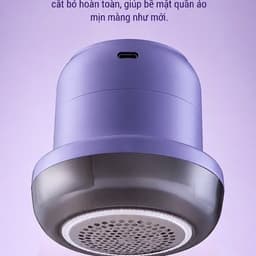 Máy cắt lông xù chính hãng ChiGo -màn hình led thông minh 3 cấp độ sạc,sạc tepy-c lưỡi dao 6 cánh 5