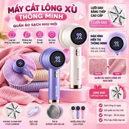 Máy cắt lông xù chính hãng ChiGo -màn hình led thông minh 3 cấp độ sạc,sạc tepy-c lưỡi dao 6 cánh 1