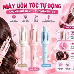 MÁY UỐN TÓC XOĂN TỰ ĐỘNG CHIGO 32MM – 3 MỨC NHIỆT – ĐẦU UỐN PHỦ GỐM CAO CẤP – THIẾT KẾ CHỐNG BỎNG 1