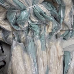(Kèm Khoác) Set Áo Dây Len Tăm Rút Dây Phối Chân Váy Ren Tầng Xanh Bạc Hà Hot Kieupham.shop 7