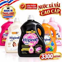 [CHUẨN THÁI] NƯỚC XẢ VẢI ĐẬM ĐẶC HYGIENE NỘI ĐỊA THÁI LAN CAN 3300ML(3L3) 1