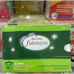 Viên uống bổ trứng đều kinh Avisure Folimom hỗ trợ bổ trứng cho phụ nữ chuẩn bị mang thai 30 viên 5