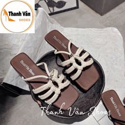 (X0196) Dép bệt nữ quai dây mảnh kéo khoá_Thanh Vân Shoes_Dép nữ/dép thời trang 4