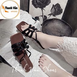 (X0196) Dép bệt nữ quai dây mảnh kéo khoá_Thanh Vân Shoes_Dép nữ/dép thời trang 6