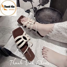 (X0196) Dép bệt nữ quai dây mảnh kéo khoá_Thanh Vân Shoes_Dép nữ/dép thời trang 8