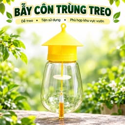bẫy ruồi vàng kèm tuýp thuốc bẫy 1