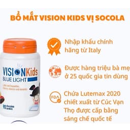 Vision Kids Blue Light,( Lọ 90 Viên Nhai ) Viên sáng mắt ,Ngăn chặn ánh sáng xanh .Kẹo Bổ Mắt<BUNBUN SHOP 2