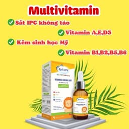 Avisure multivitamin bổ sung vitamin và khoáng chất thiếu yếu cho bé hộp 30 ml 1