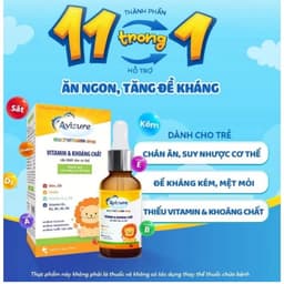 Avisure multivitamin bổ sung vitamin và khoáng chất thiếu yếu cho bé hộp 30 ml 3