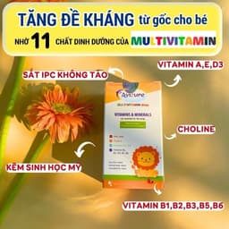 Avisure multivitamin bổ sung vitamin và khoáng chất thiếu yếu cho bé hộp 30 ml 2