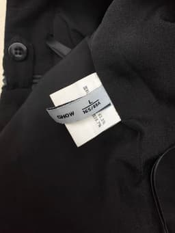 [2hand] Chân váy xốp đen vạt lệch kéo khoá sườn có lớp lót size L 4