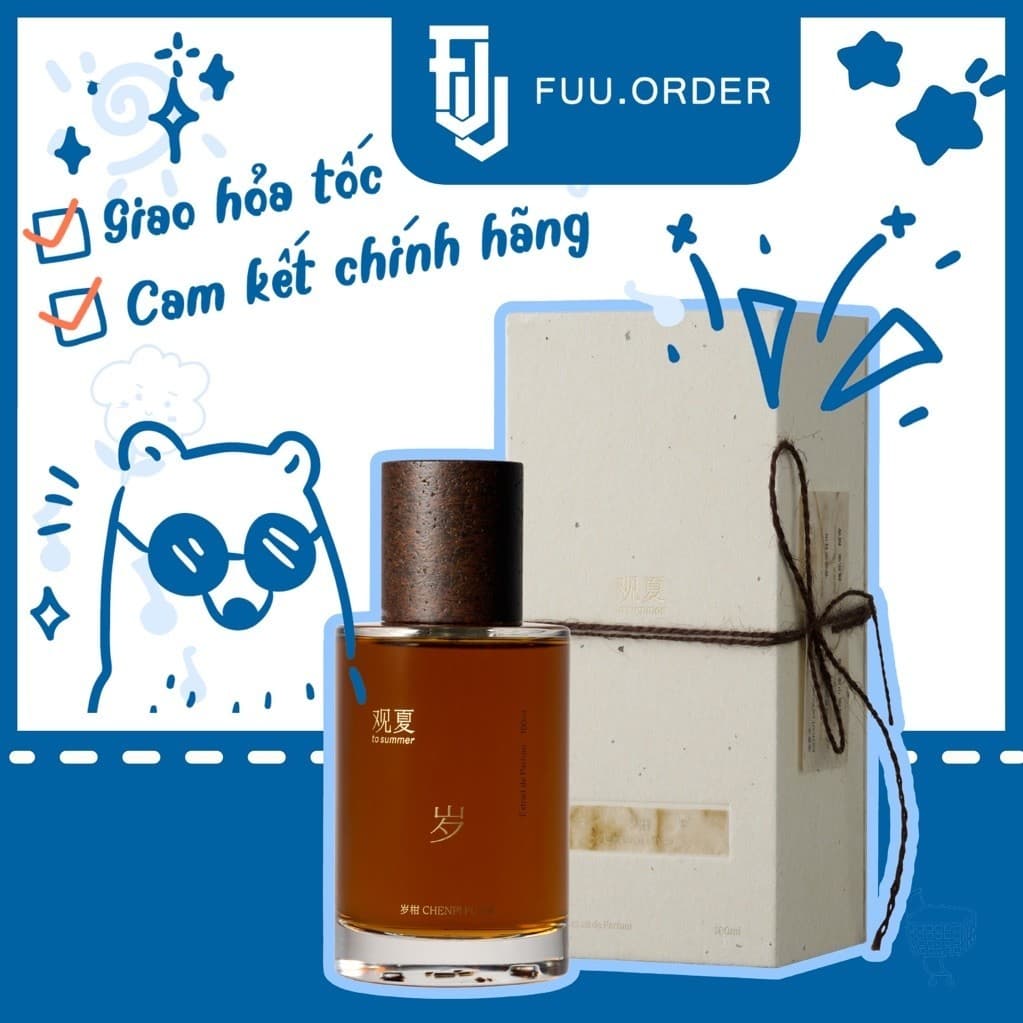 Nước hoa Quan Hạ/ To Summer Chenpi Pu’er - Tuế Cam
