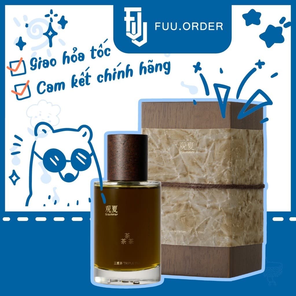 Nước hoa Quan Hạ/ To Summer Triple Tea - Tam Trùng Trà bản giới hạn 2026 Extrait de Parfum