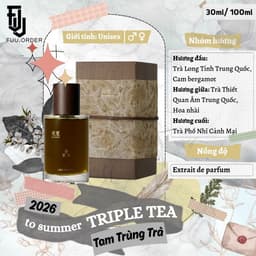 Nước hoa Quan Hạ/ To Summer Triple Tea - Tam Trùng Trà bản giới hạn 2026 Extrait de Parfum 2