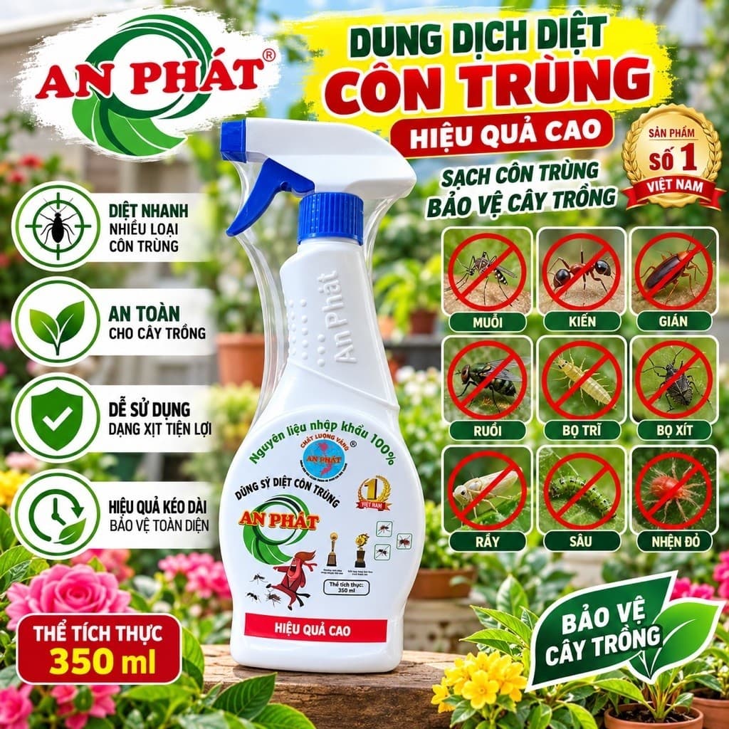DUNG DỊCH DIỆT CÔN TRÙNG AN PHÁT 350ML – BÌNH XỊT TIỆN LỢI