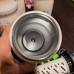 Bình giữ nhiệt 450ml inox 316 họa tiết họa hình dễ thương có ống hút tiện lợi tặng kèm nắp charm 3D hình động vật 8
