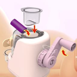 Đồ chơi máy làm mì , kem ,đất nặn ,phụ kiện tạo hình ,đồ chơi thủ công , giải trí cho bé 5