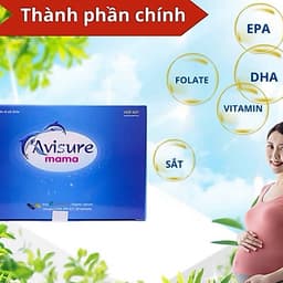 Viên uống Avisure Mama 60 viên bổ sung sắt, DHA, axit folic cho bà bầu - Vitamin Mama 60V 1