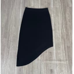 [ Hiền BigSize] Chân Váy Đen Dáng Dài Nữ Lưng Thun Vạt Chéo - Chân Váy Cạp Cao Hàn Quốc Tôn Dáng Che Khuyết Điểm 1