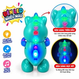 Đồ chơi âm nhạc khủng long nhảy múa , có đèn nhạc , âm thanh vui nhộn 5