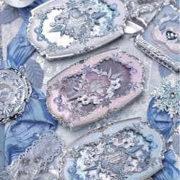 [Sẵn] Bảng Mắt Trang Điểm 6 Màu Flower Knows Snow Ballet Collection Bảng trang điểm Satin sáu màu 6,5g 1
