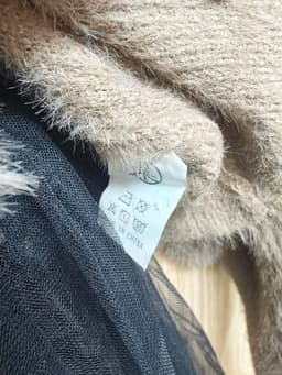 [2hand] Áo cardigan len lông thỏ cúc ngọc nâu freesize đến XL 4