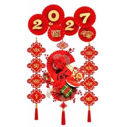 🧧 DECOR TẾT 2027 – BỘ TRANG TRÍ CÂU ĐỐI CHÚC TẾT MAY MẮN, RỘN RÀNG 🧧 8