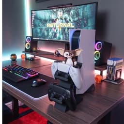 Kệ Để Tay Cầm PS5 Và Tai Nghe Gaming 3D – Giá Đỡ 2 Tay Cầm Chơi Game, Kệ Phụ Kiện Góc Gaming | TB 3D Store 2