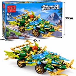 Bộ đồ chơi lắp ráp ninja go 252 chi tiết , xếp hình cho bé trai,có khay đựng , phát triển tư duy 9