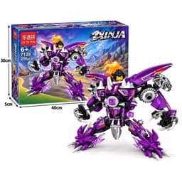 Bộ đồ chơi lắp ráp ninja go 252 chi tiết , xếp hình cho bé trai,có khay đựng , phát triển tư duy 8