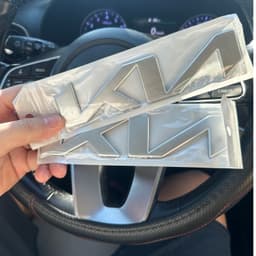 [Hợp kim nhôm] logo KIA mới cho xe kia dùng cho Carnival, Sorento, Seltos, K3, Cerato... 🚘 Bảo hành 100% 4