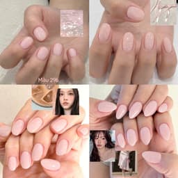 Sơn Gel Thạch Sữa Pastel Căng Bóng, Hồng Nude Trắng Sữa Vàng Bơ Xanh Mint, Màu Nail Hàn Quốc - Mã 21/106/295/296/297/299 2