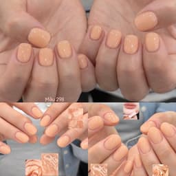 Sơn Gel Thạch Sữa Pastel Căng Bóng, Hồng Nude Trắng Sữa Vàng Bơ Xanh Mint, Màu Nail Hàn Quốc - Mã 21/106/295/296/297/299 4