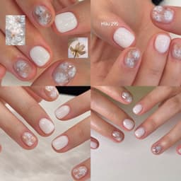 Sơn Gel Thạch Sữa Pastel Căng Bóng, Hồng Nude Trắng Sữa Vàng Bơ Xanh Mint, Màu Nail Hàn Quốc - Mã 21/106/295/296/297/299 3