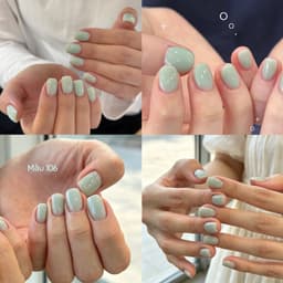 Sơn Gel Thạch Sữa Pastel Căng Bóng, Hồng Nude Trắng Sữa Vàng Bơ Xanh Mint, Màu Nail Hàn Quốc - Mã 21/106/295/296/297/299 6