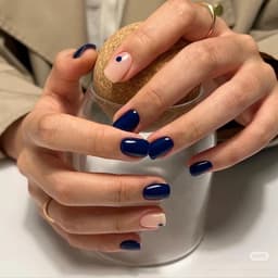 Sơn Gel Xanh Navy Đậm Xanh Tím Than Sang Trọng, Màu Sơn Móng Tay Phong Cách Hàn Quốc Cao Cấp - M138 7