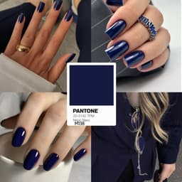 Sơn Gel Xanh Navy Đậm Xanh Tím Than Sang Trọng, Màu Sơn Móng Tay Phong Cách Hàn Quốc Cao Cấp - M138 1