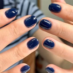 Sơn Gel Xanh Navy Đậm Xanh Tím Than Sang Trọng, Màu Sơn Móng Tay Phong Cách Hàn Quốc Cao Cấp - M138 5
