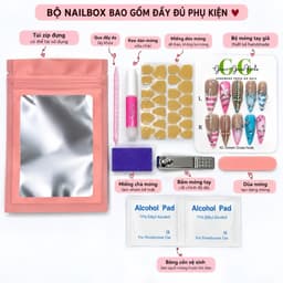 Nailbox Móng tiffany Charm Bạc 3D Gothic Y2K Cá Tính Sang Chảnh 7