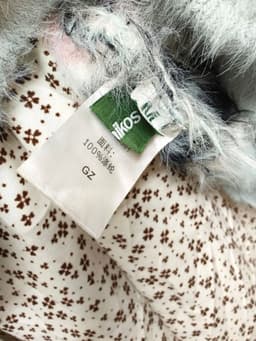 [2hand] Áo cardigan len lông thỏ kẻ ngang mix màu freesize đến L 5