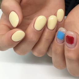 Sơn Gel Màu Vàng Bơ Pastel Nhẹ Nhàng, Vàng Kem Sữa Căng Bóng, Sơn Móng Tay Phong Cách Hàn Quốc - Mã 24 2