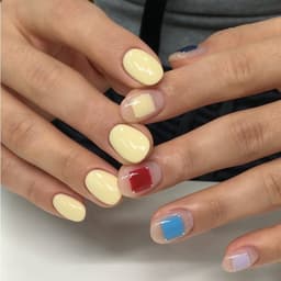 Sơn Gel Màu Vàng Bơ Pastel Nhẹ Nhàng, Vàng Kem Sữa Căng Bóng, Sơn Móng Tay Phong Cách Hàn Quốc - Mã 24 3