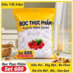 set 600 Cái Bọc Thực phẩm  Tiện Lợi , Bảo quản  đồ sạch sẽ 1