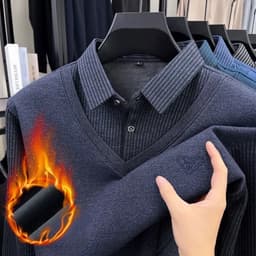 Áo Len Nam Trung Niên Lót Nỉ Nhung Siêu Mềm Mịn – Hàng Quảng Châu Cao Cấp 5